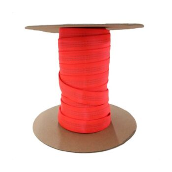 1" Blue Water Tubular Nylon Webbing - Orange